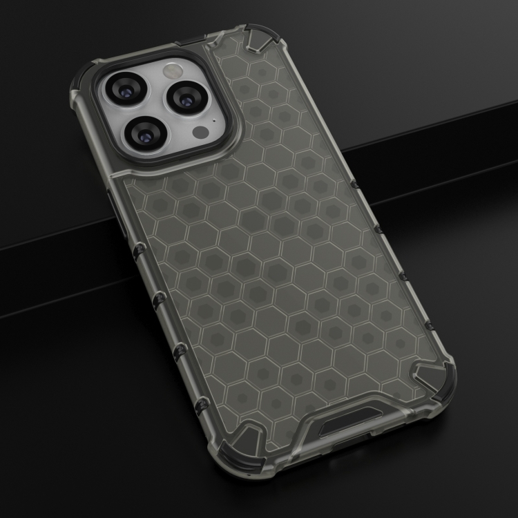 iPhone 15 Pro Max Skal Honeycomb Shockproof Svart