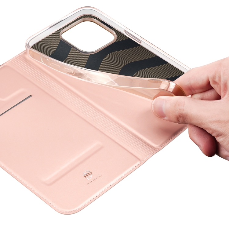 DUX DUCIS iPhone 15 Pro Fodral Skin Pro Roséguld