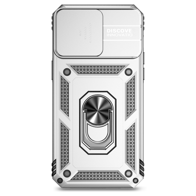 iPhone 15 Pro Skal CamShield Armor Ring Silver