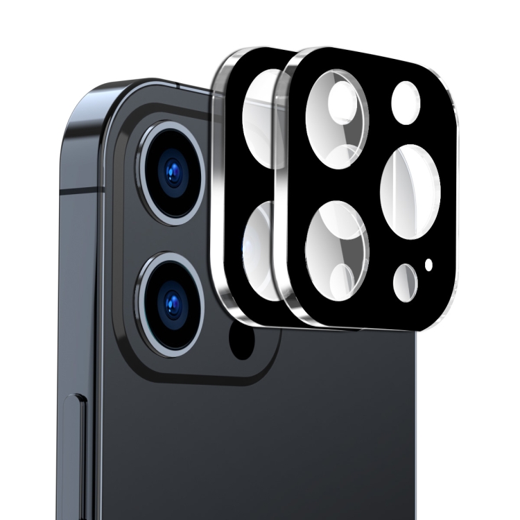 ENKAY iPhone 15 Pro / 15 Pro Max 2-PACK Linsskydd Hrdat Glas