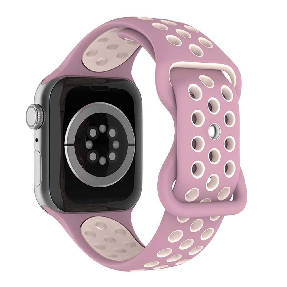 Sportarmband Dual-Color Apple Watch 41/40/38 mm (S/M) Lavender/Rosa