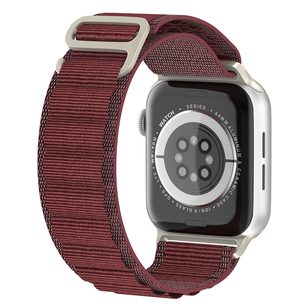 Apple Watch 42/44/45/49 mm Armband Alpine Pro Loop Burgundy