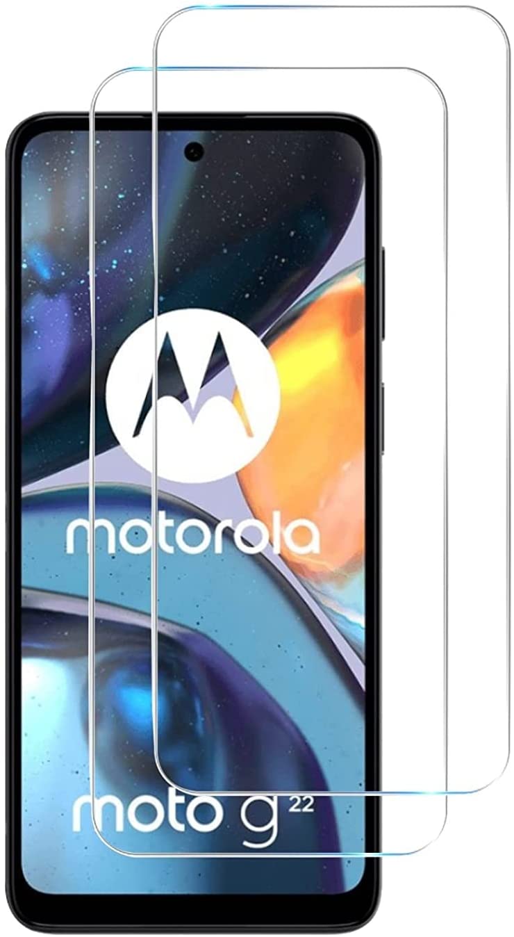 2-Pack Motorola Moto G22 Skrmskydd i Hrdat Glas