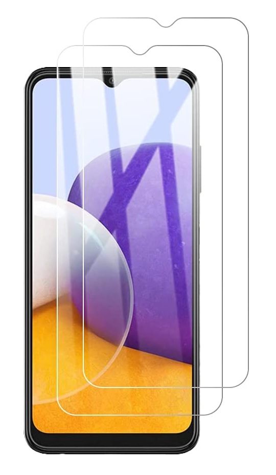 2-Pack - Samsung A22 5G - Skrmskydd i Hrdat Glas