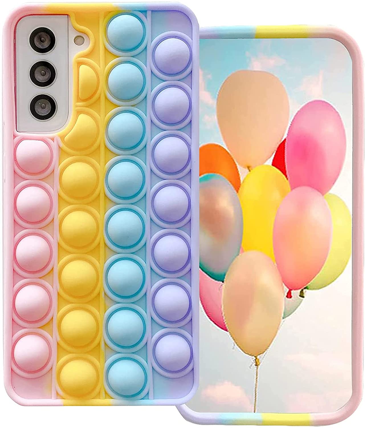 Samsung S21 FE Pop It Fidget Skal - Multicolor
