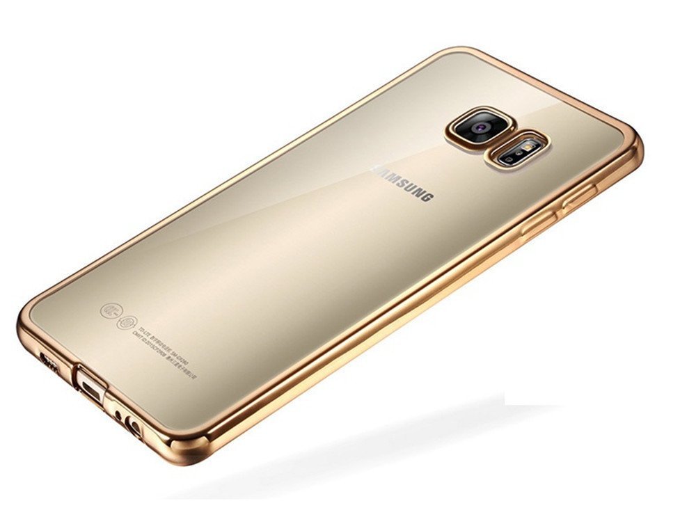 Samsung Galaxy S7 Edge - Frgad TPU - Guld