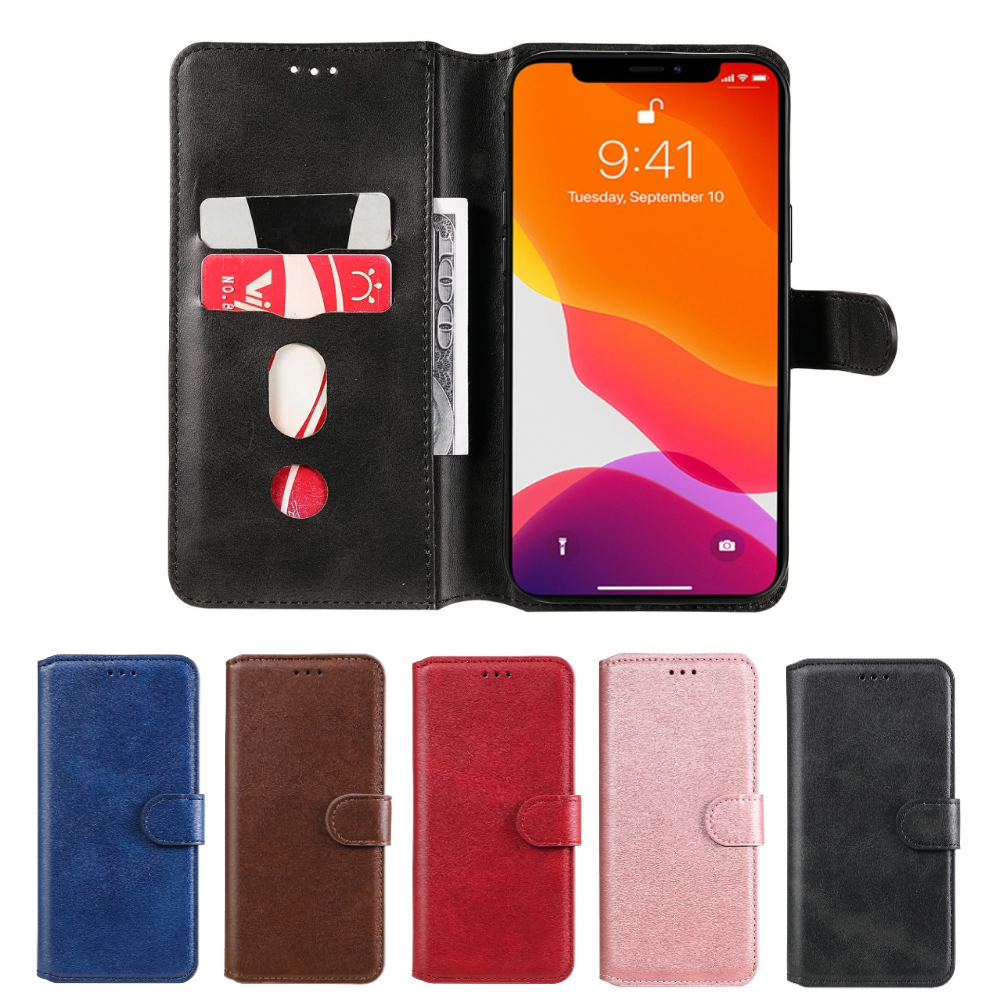 iPhone 13 Fodral Läder Roséguld