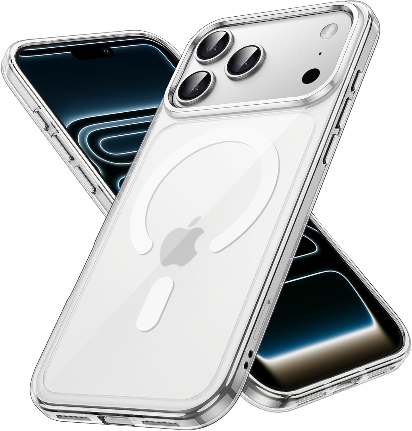 iPhone 17 Pro MagSafe Skal Transparent - Premium