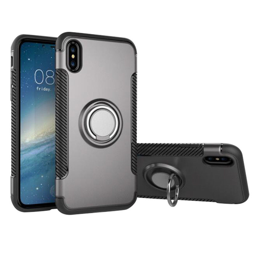 iPhone Xs Max - Armour Ring Skal - Gr