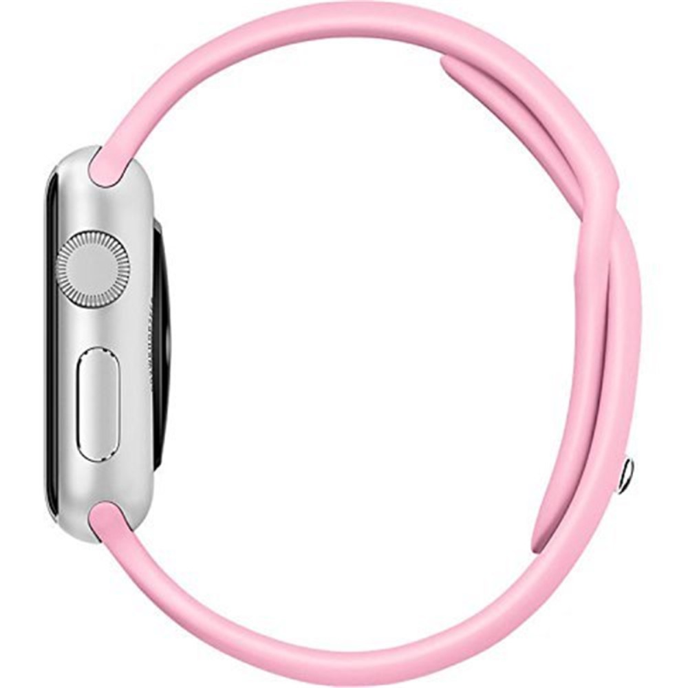 Silikon Armband Apple Watch 41/40/38 mm (S/M) - Rosa