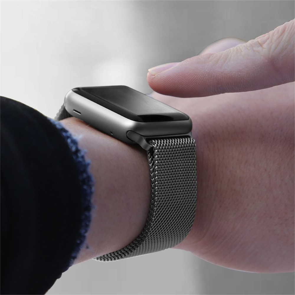 Milanese Loop Metall Armband Apple Watch 42/44/45/49 mm Gr