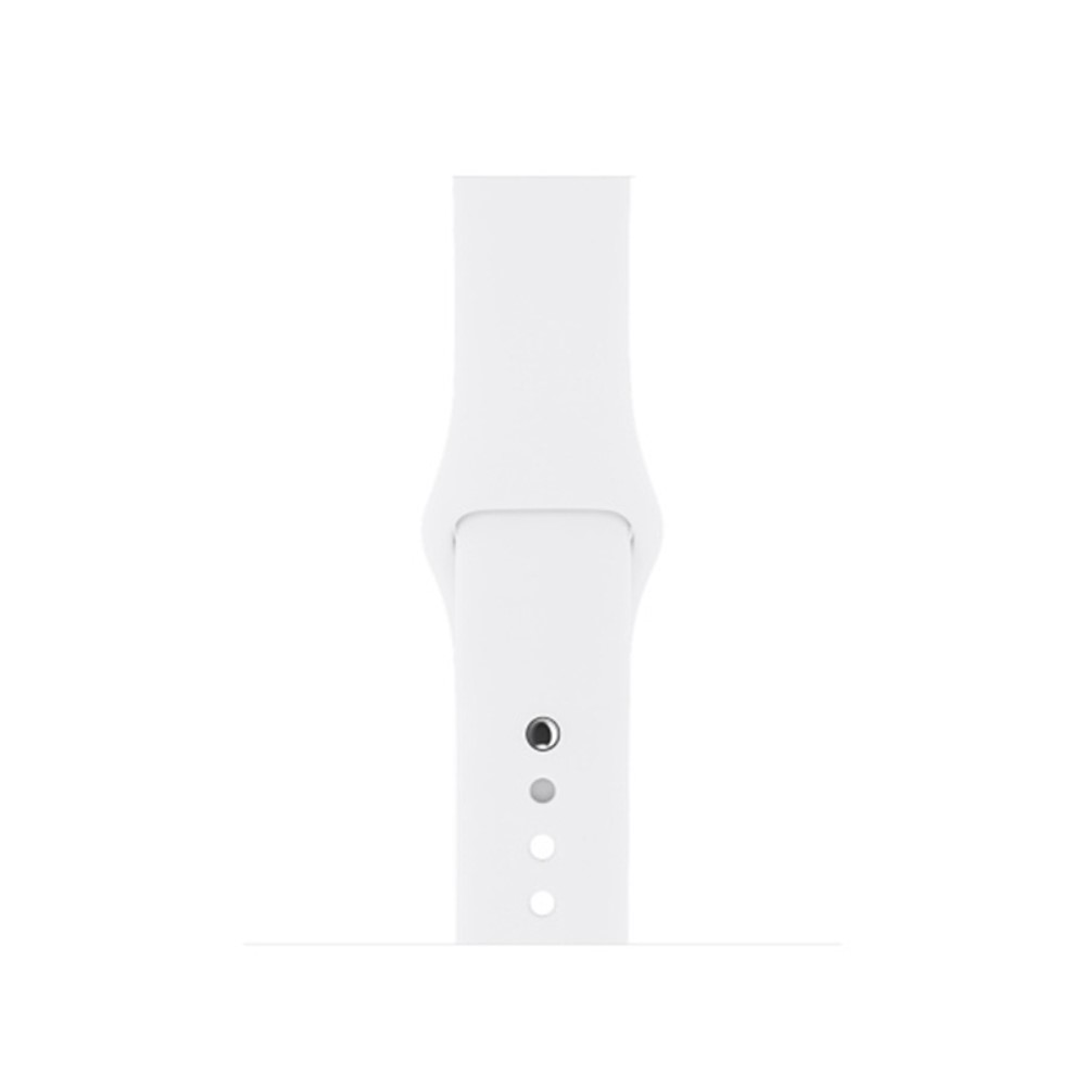 Silikon Armband Apple Watch 42/44/45/49 mm (S/M) Vit