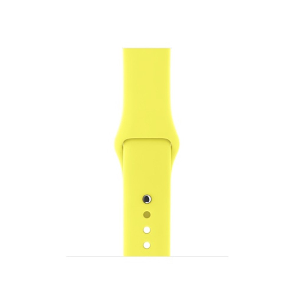 Silikon Armband Apple Watch 41/40/38 mm (M/L) - Gul