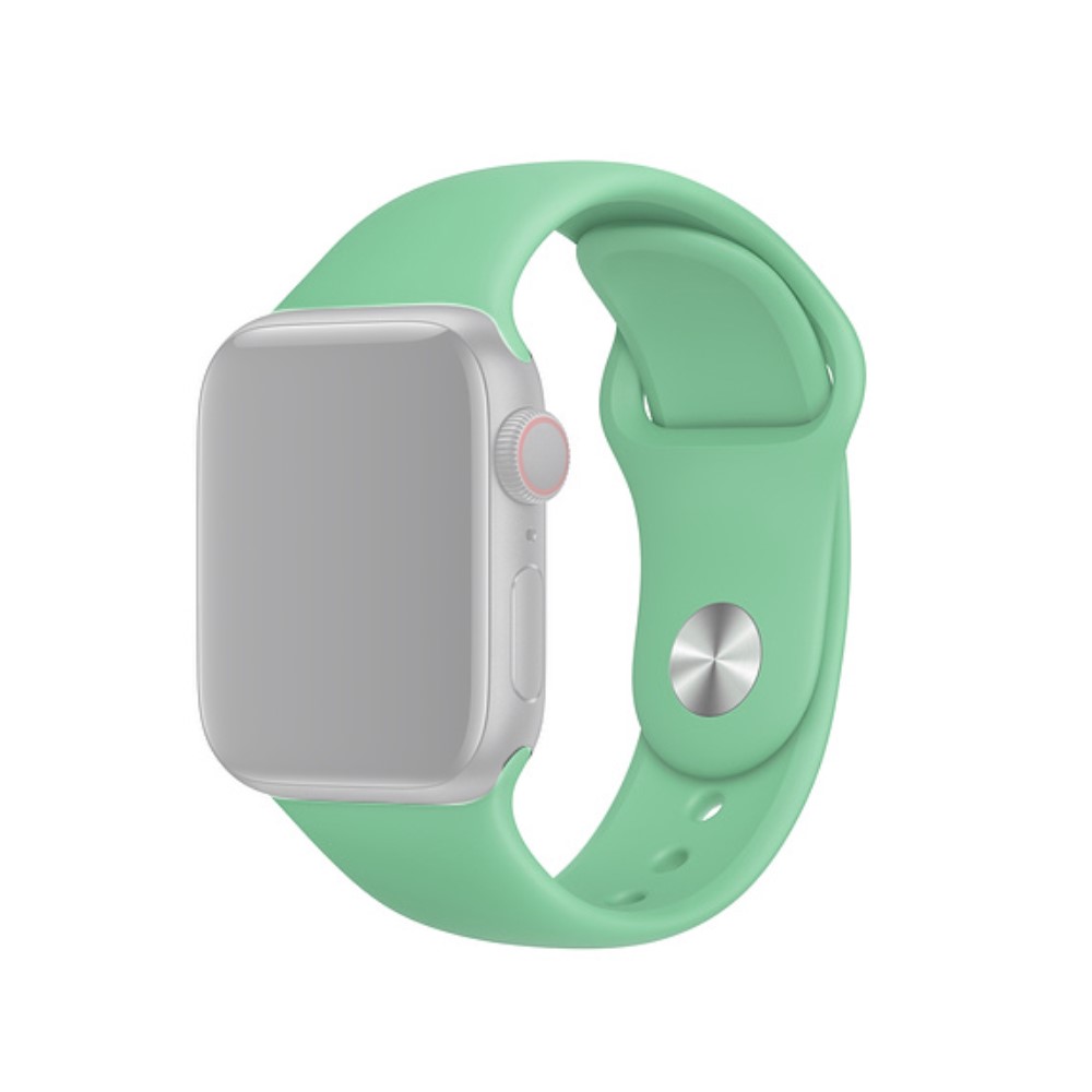 Silikon Armband Apple Watch 41/40/38 mm (M/L) - Mintgrn