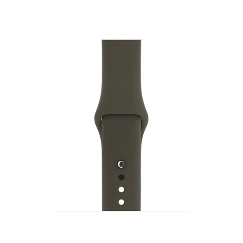 Silikon Armband Apple Watch 41/40/38 mm (M/L) - Mrk Grn