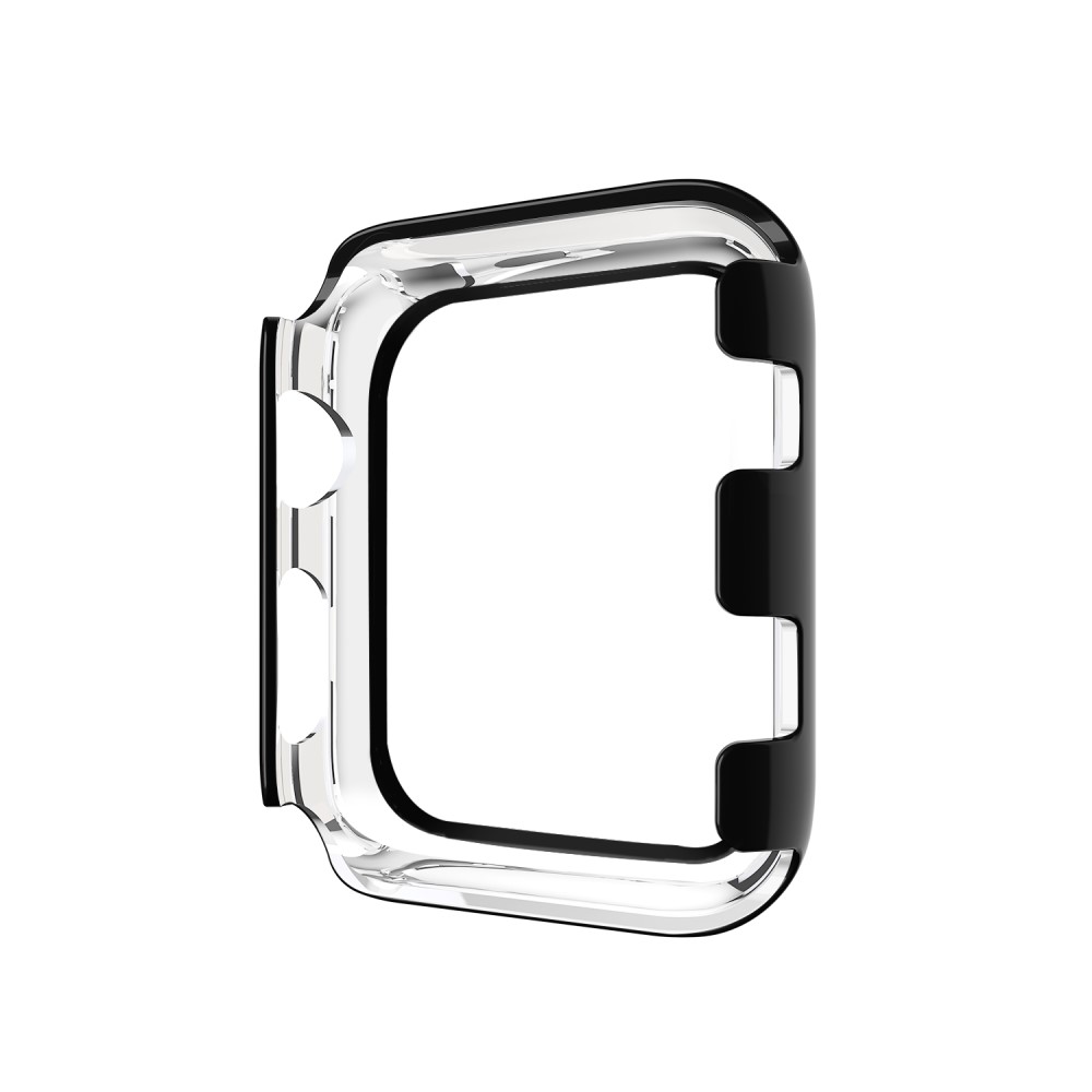 Hrdat Glas Skydd Apple Watch 40 mm - Blank Svart