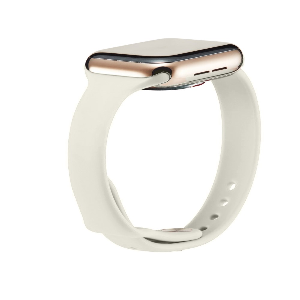 Silikon Armband Apple Watch 41/40/38 mm - Beige