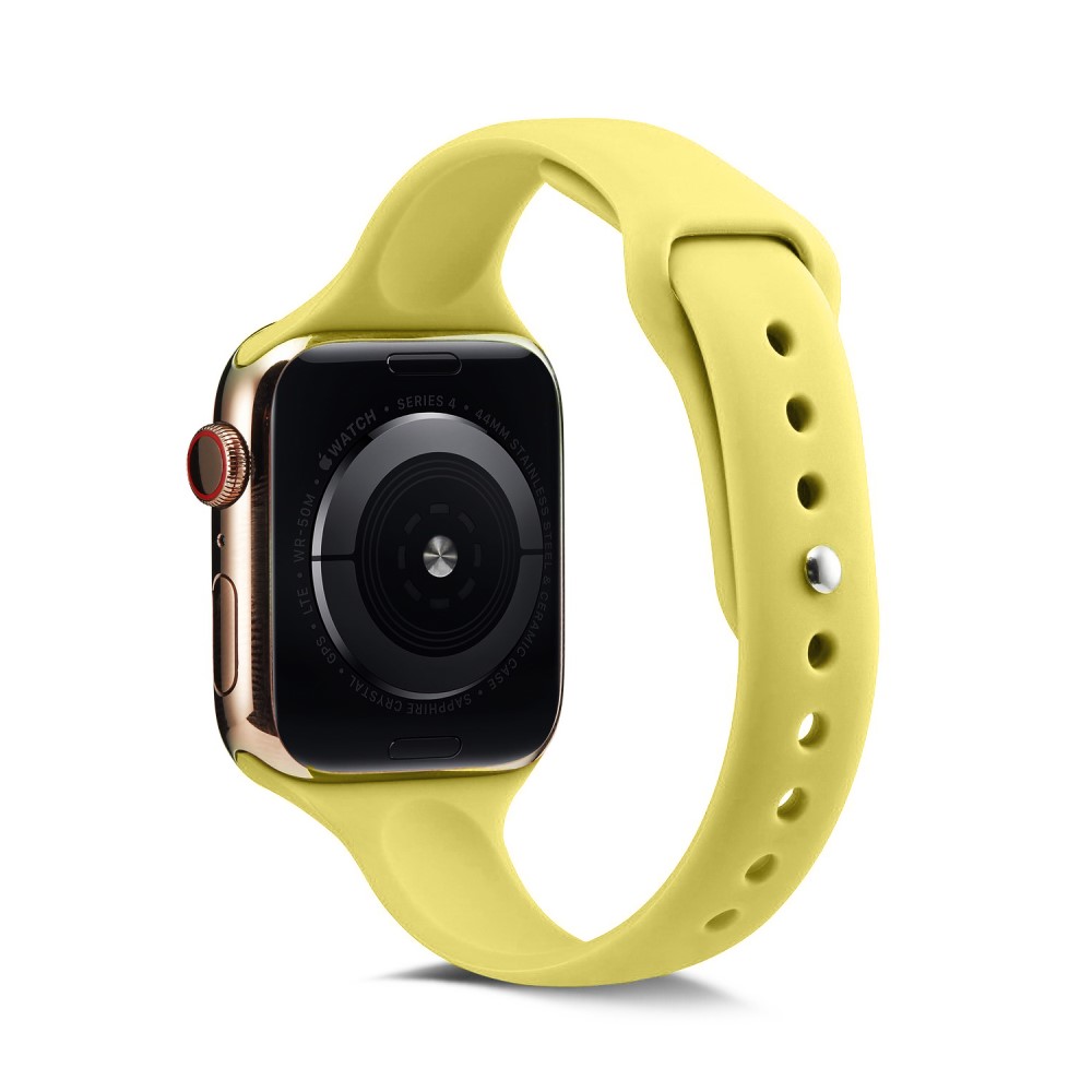 Silikon Armband Apple Watch 41/40/38 mm - Gul