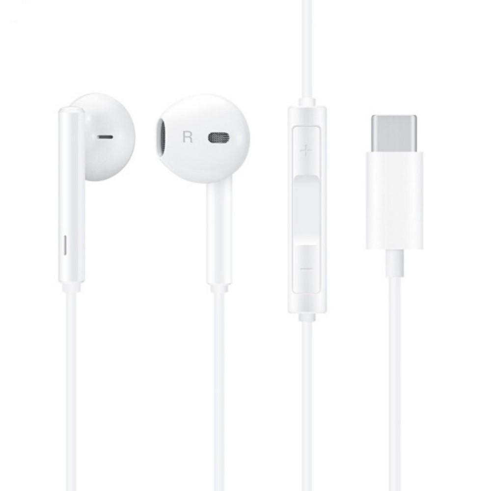 Type-C In-Ear HIFI Hörlurar Med Mikrofon - Vit