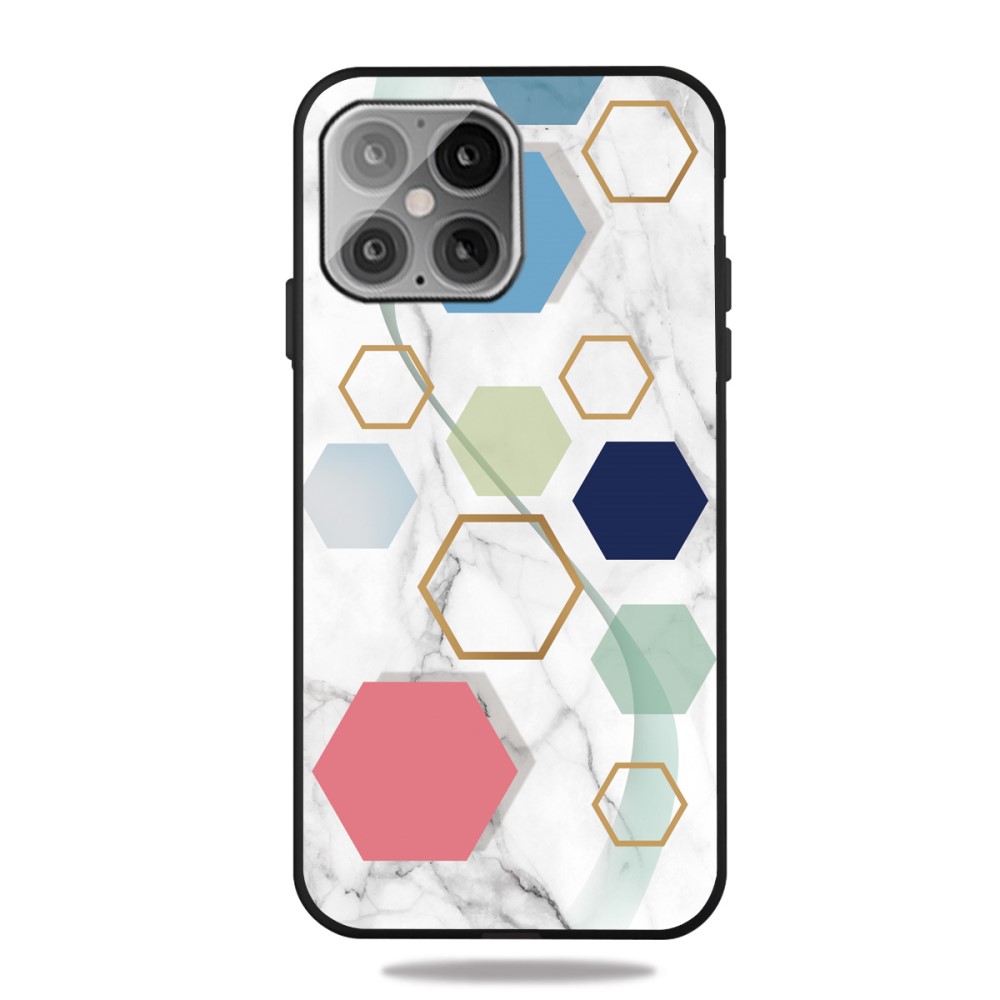 iPhone 12 / 12 Pro - Marmor TPU Skal