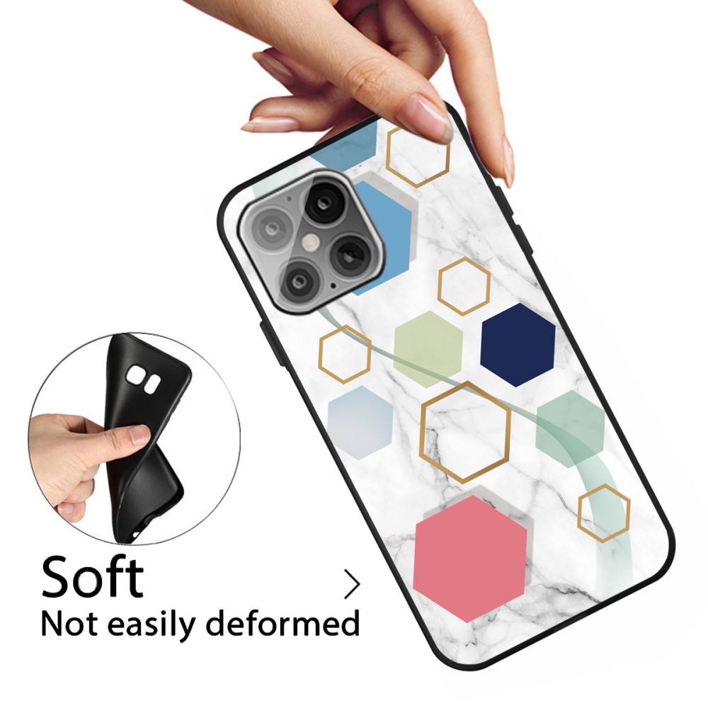 iPhone 12 / 12 Pro - Marmor TPU Skal