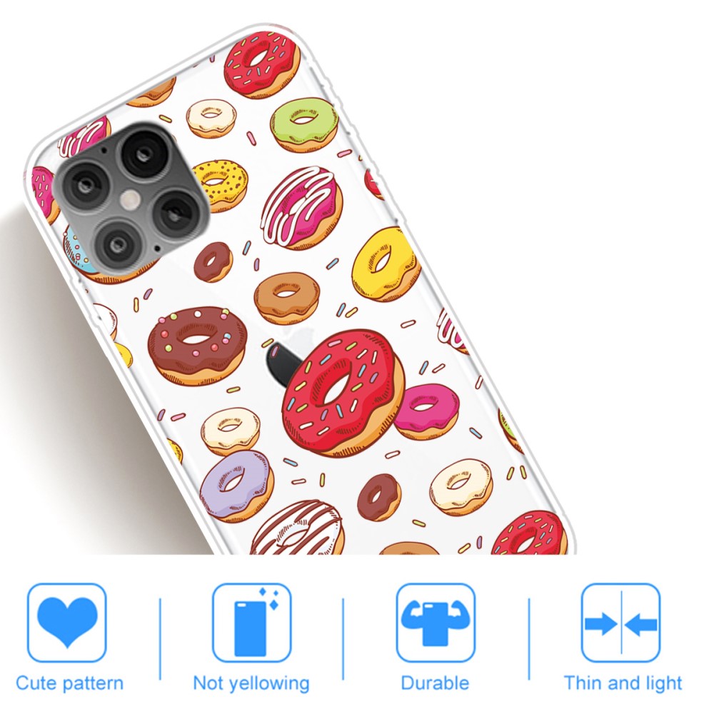 iPhone 12 / 12 Pro - Skal Med Tryck - Donuts