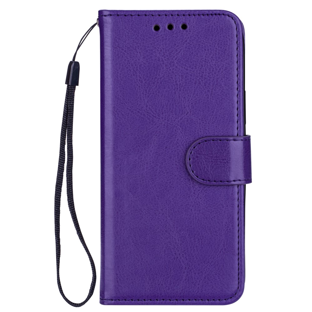 iPhone 12 / 12 Pro - Crazy Horse Fodral - Lila