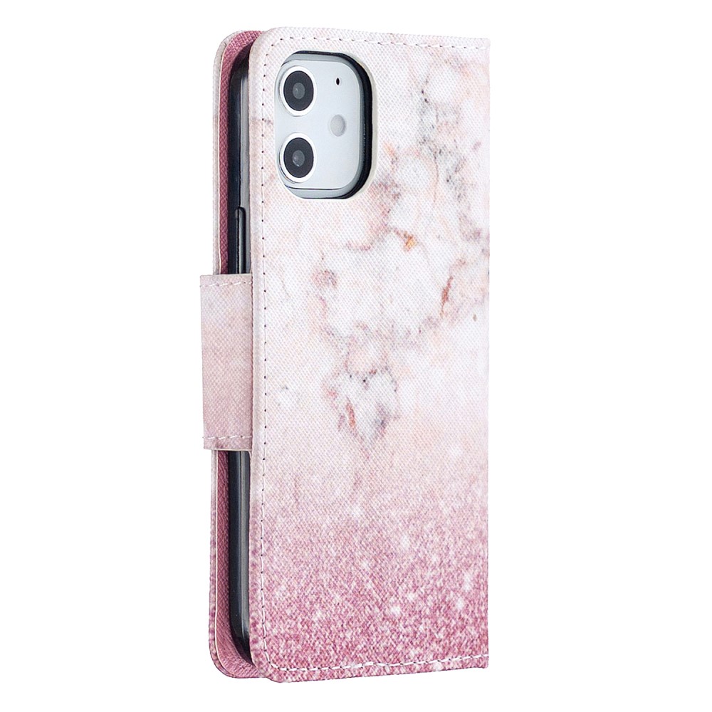 iPhone 12 Mini - Plnboksfodral - Marmor Fade