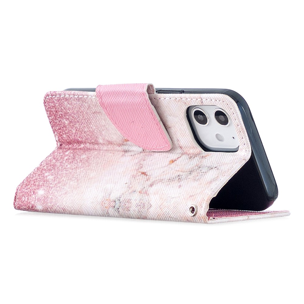 iPhone 12 Mini - Plnboksfodral - Marmor Fade