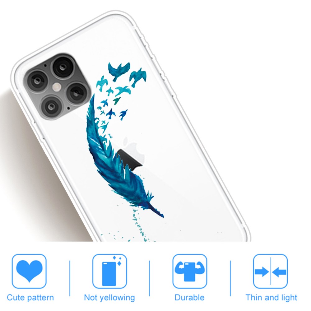 iPhone 12 Mini - Skal Med Tryck - Fjäder