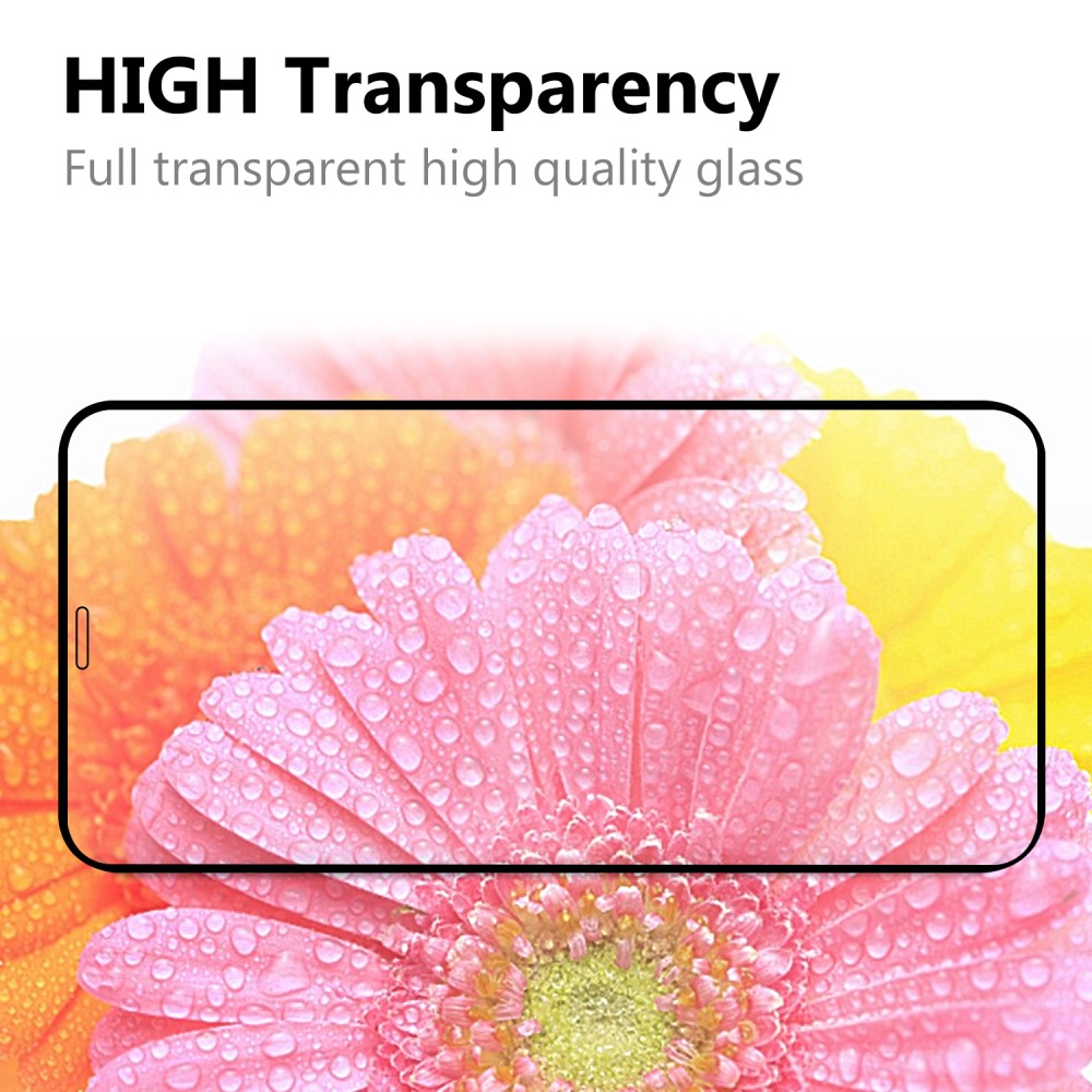 iPhone 12 Mini - Heltckande Premium Skrmskydd I Hrdat Glas