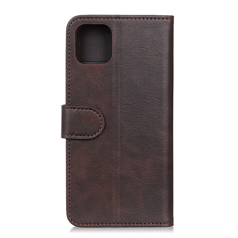 iPhone 12 Pro Max - Vintage Läder Fodral - Brun
