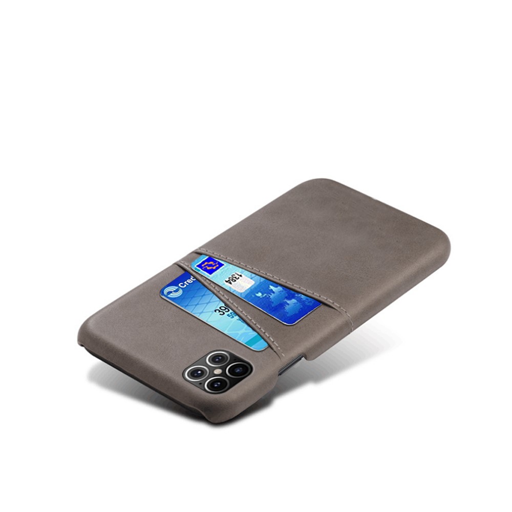 iPhone 12 Pro Max - KSQ Skal Med Kortfack - Grå
