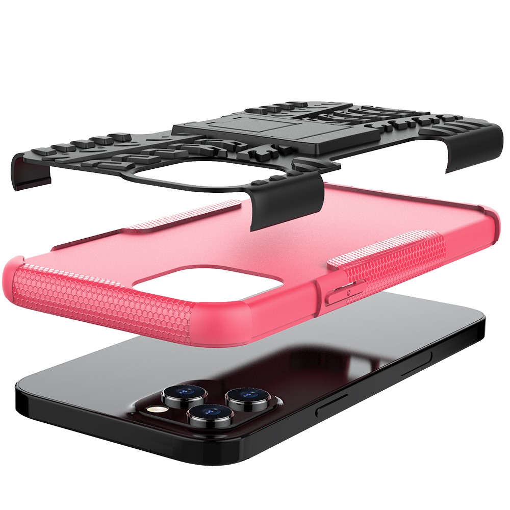 iPhone 12 Pro Max - Ultimata Stttliga Skalet med Std - Rosa