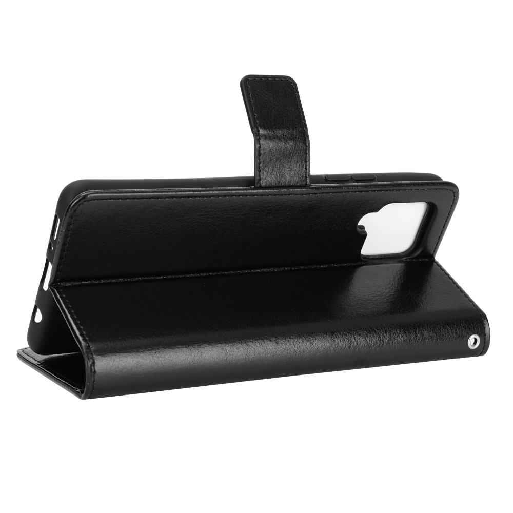 Samsung Galaxy A42 - Crazy Horse Fodral - Svart