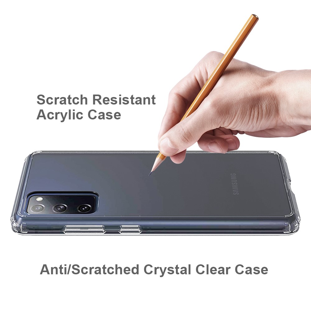 Samsung Galaxy S20 FE - Akryl+TPU Transparent Skal