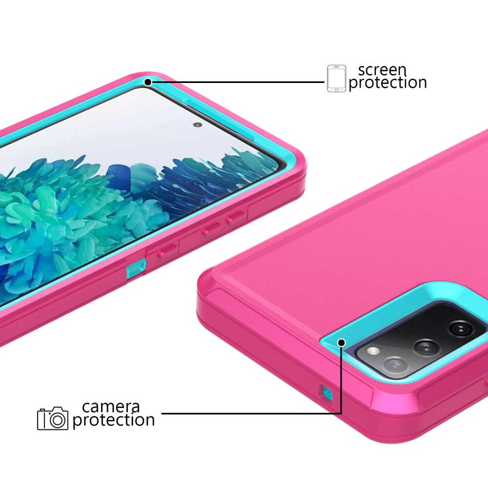 Samsung Galaxy S20 FE - Shockproof Xtreme Skal - Rosa