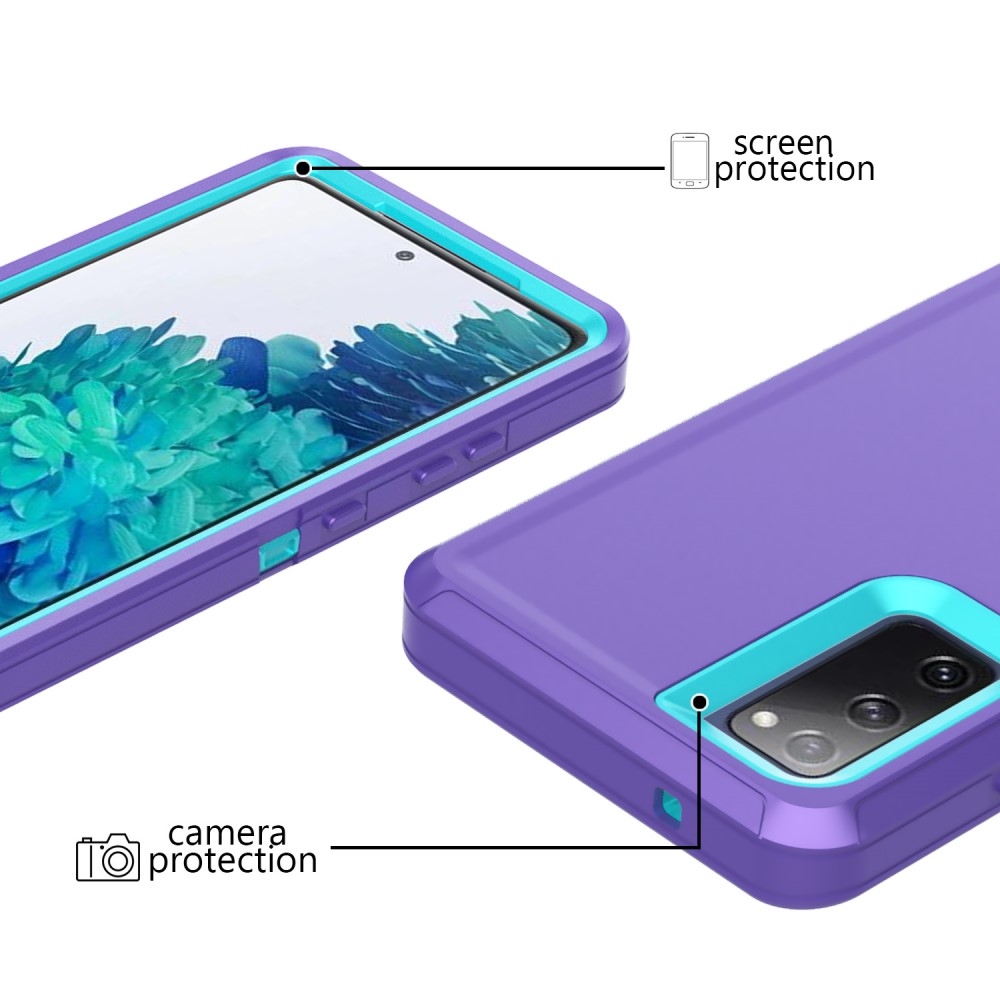 Samsung Galaxy S20 FE - Shockproof Xtreme Skal - Lila