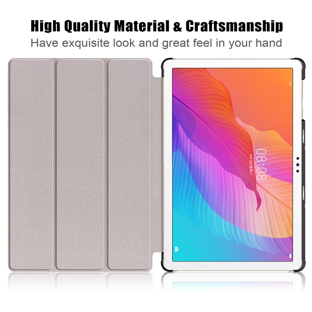 Huawei MatePad T 10 / T 10s - Tri-Fold Fodral - Peach Blossom