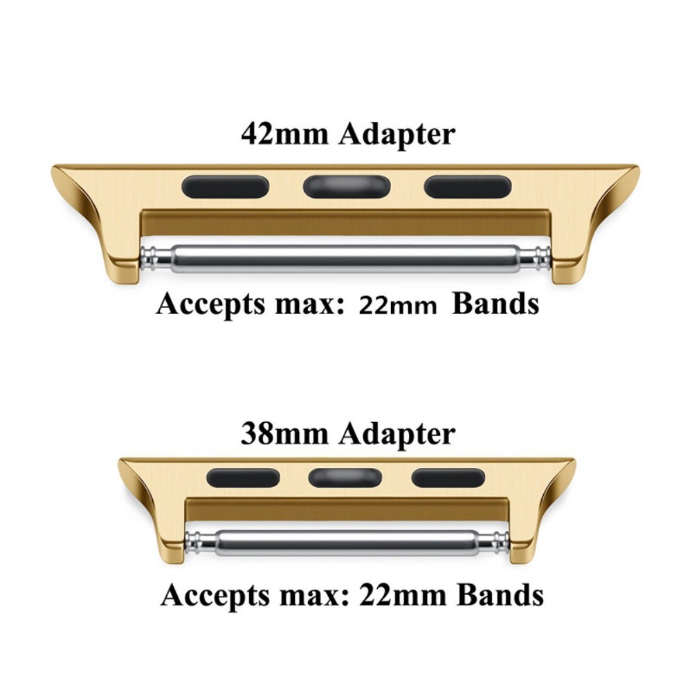 Spring Bar Fsten till Apple Watch 41/40/38 mm - Guld