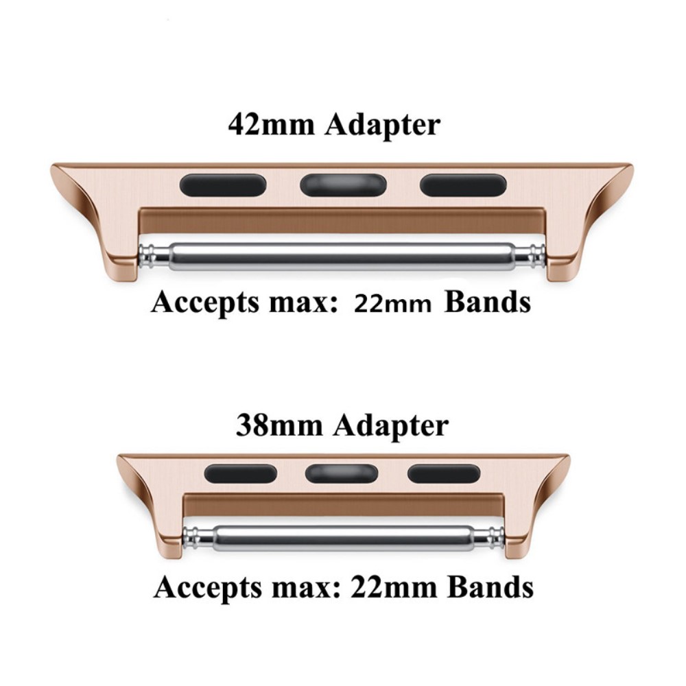 Spring Bar Fsten till Apple Watch 41/40/38 mm - Rosguld