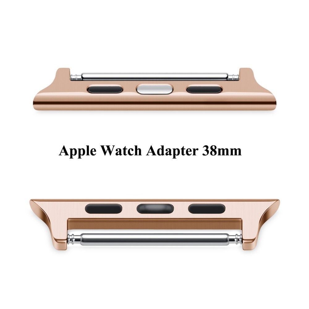 Spring Bar Fsten till Apple Watch 41/40/38 mm - Rosguld