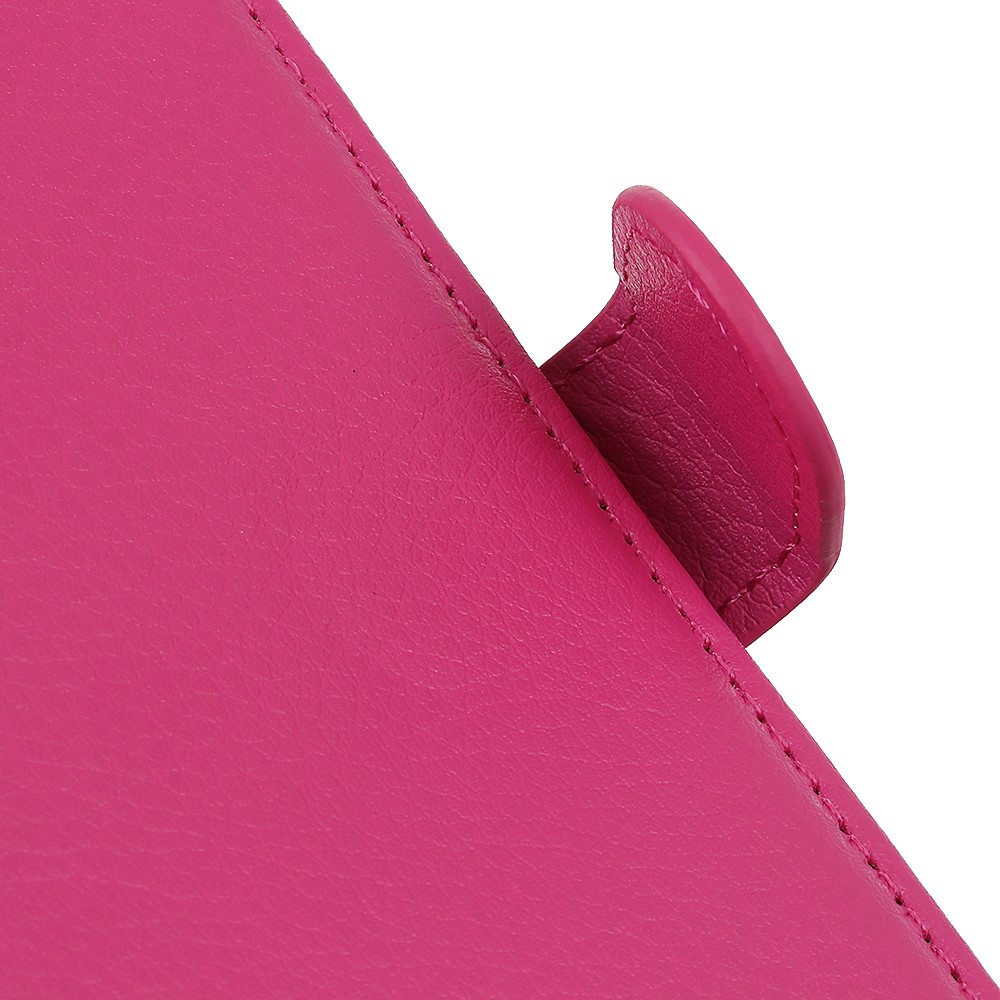 Samsung Galaxy S21 - Litchi Textur Fodral - Rosa
