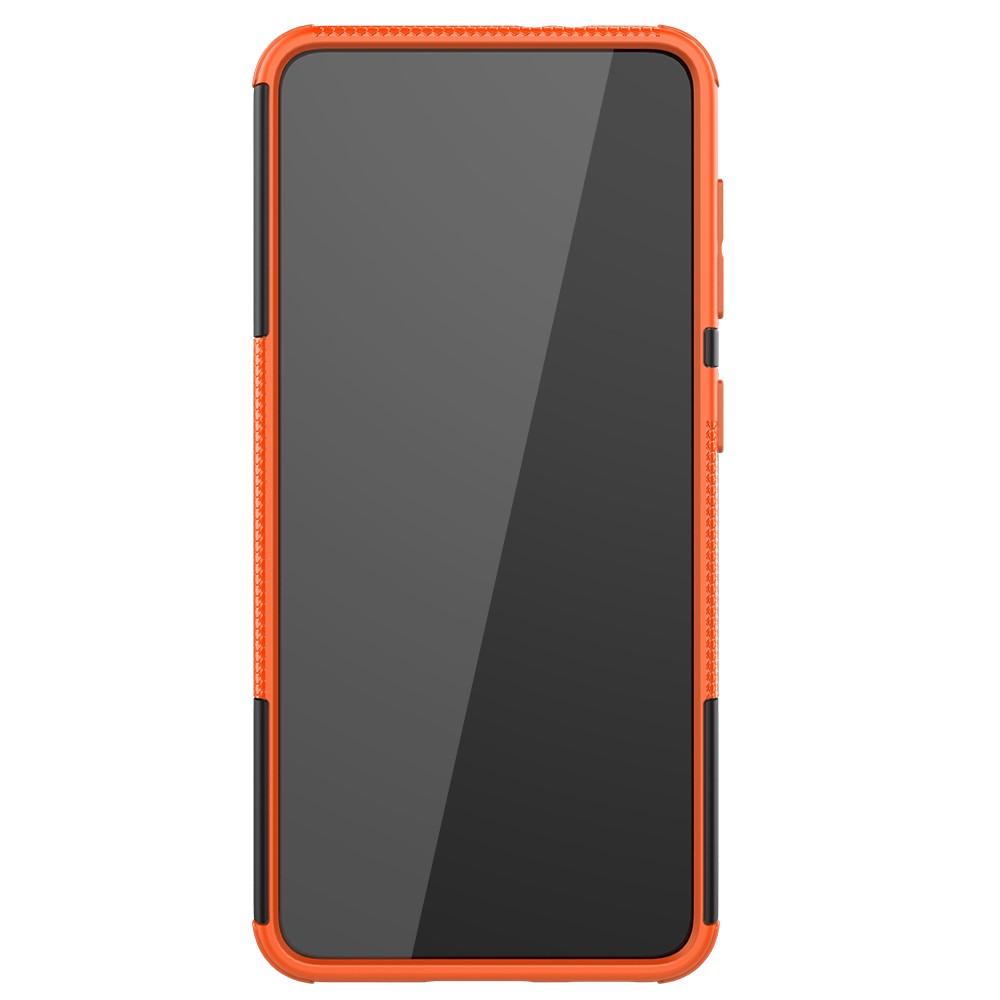 Samsung Galaxy S21 - Ultimata Stöttåliga Skalet med Stöd - Orange