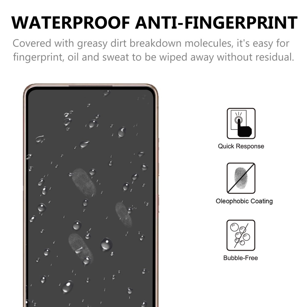 Samsung Galaxy S21 - Premium Heltckande Skrmskydd I Hrdat Glas