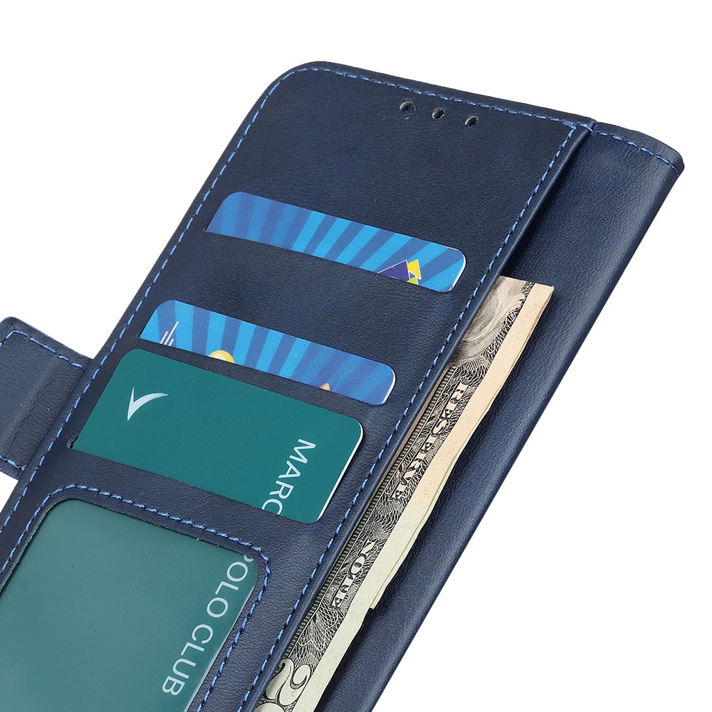  Samsung Galaxy S21 Plus - Plånboksfodral Med Magnetisk Stängning - Blå - Teknikhallen.se