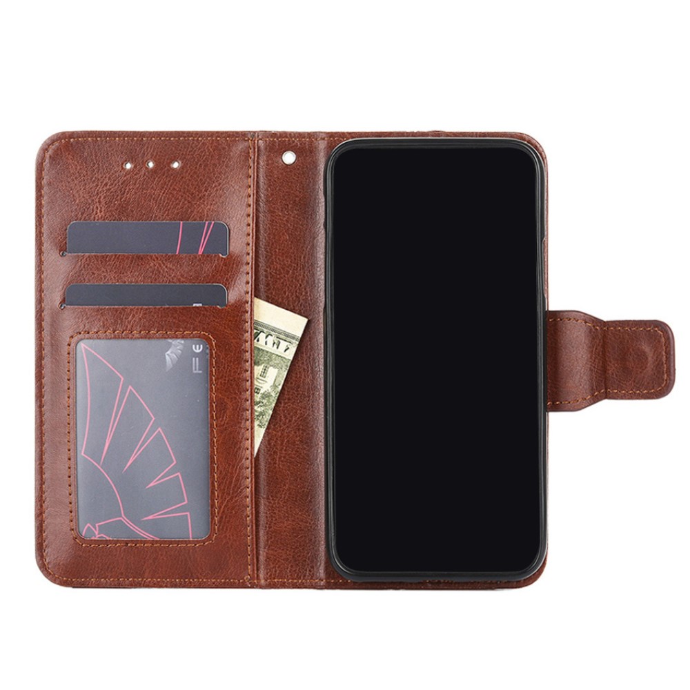 Samsung Galaxy S21 Plus - Crazy Horse Läder Fodral - Brun