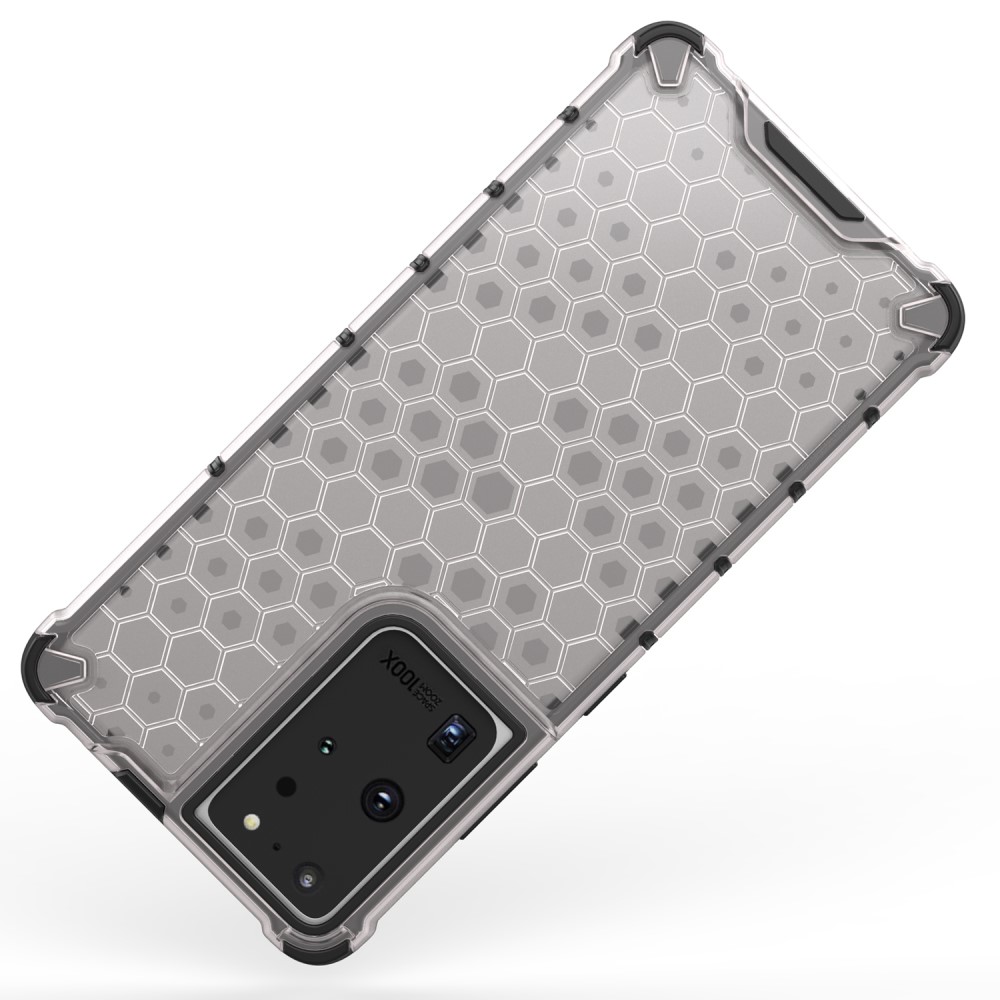 Samsung Galaxy S21 Ultra - Armor Honeycomb Textur Skal - Gr