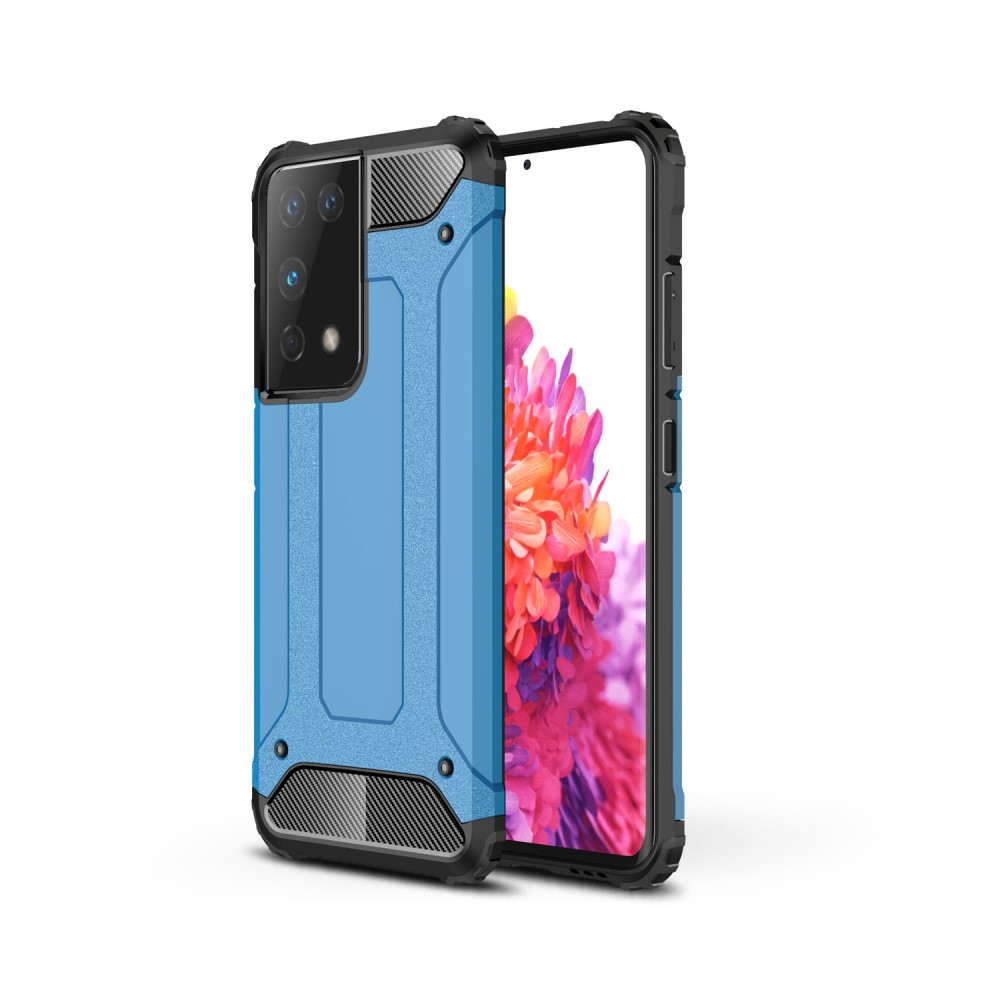 Samsung Galaxy S21 Ultra - Armor Hybrid Skal - Blå