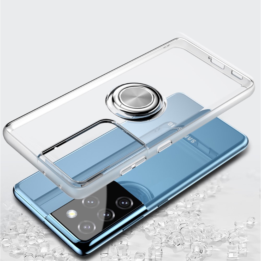 Samsung Galaxy S21 Ultra - Ring Skal - Transparent